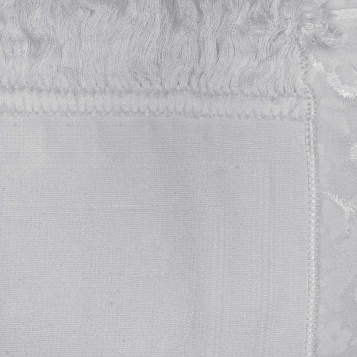 Silver Embossed Turkish Prayer Rug 2.5x4 FT