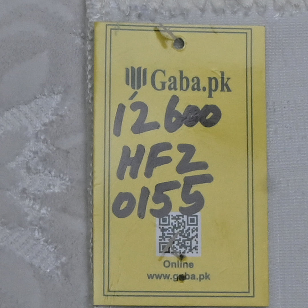 Silver Embossed Turkish Prayer Rug 2.5x4 FT