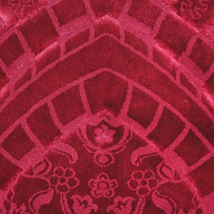 Burgundy Wine Turkish Prayer Rug 2.5x4 FT