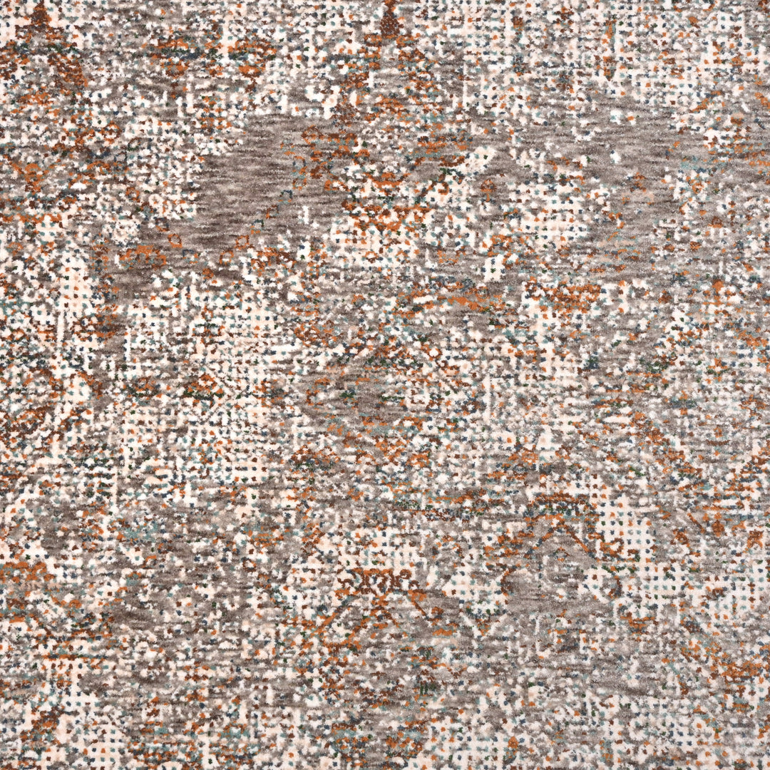 Brown Plain Turkish Rug 5x8 Ft