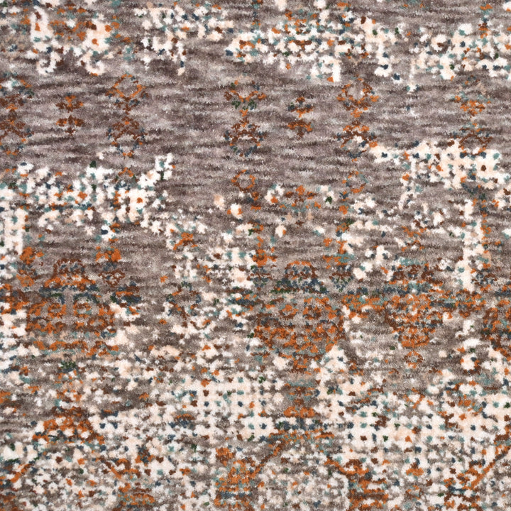 Brown Plain Turkish Rug 5x8 Ft