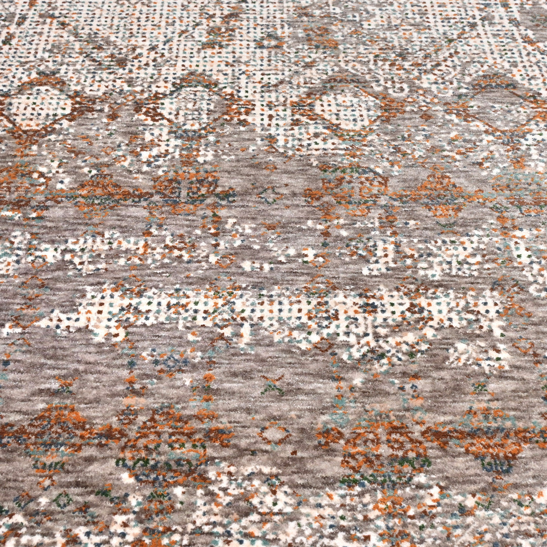 Brown Plain Turkish Rug 5x8 Ft