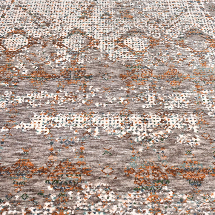 Brown Plain Turkish Rug 5x8 Ft