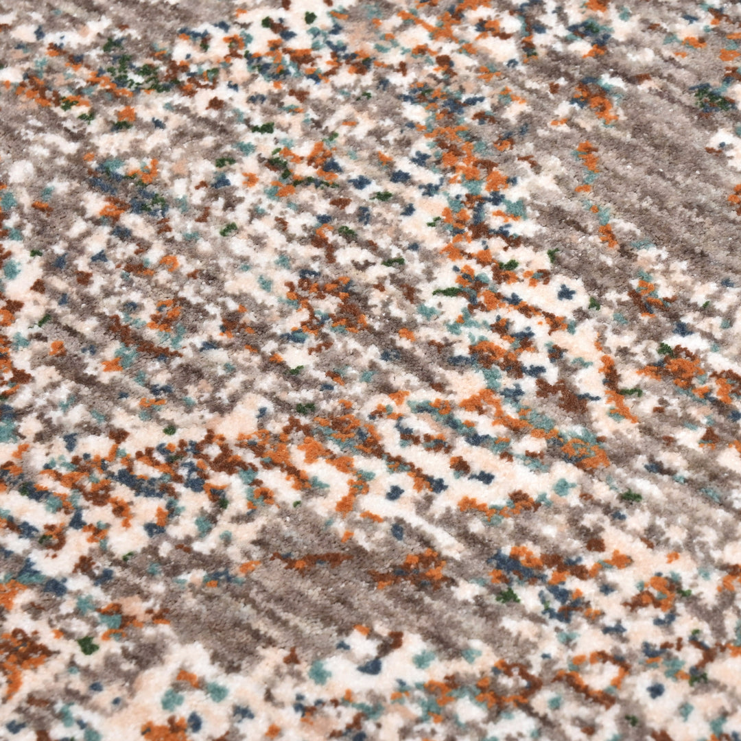 Brown Plain Turkish Rug 5x8 Ft