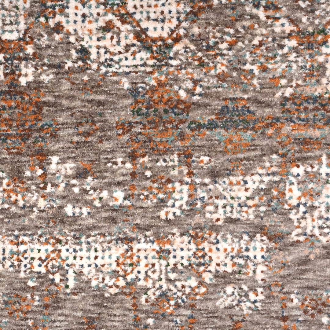 Brown Plain Turkish Rug 5x8 Ft