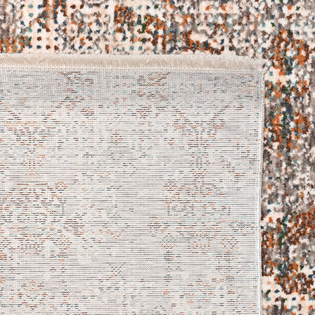 Brown Plain Turkish Rug 5x8 Ft