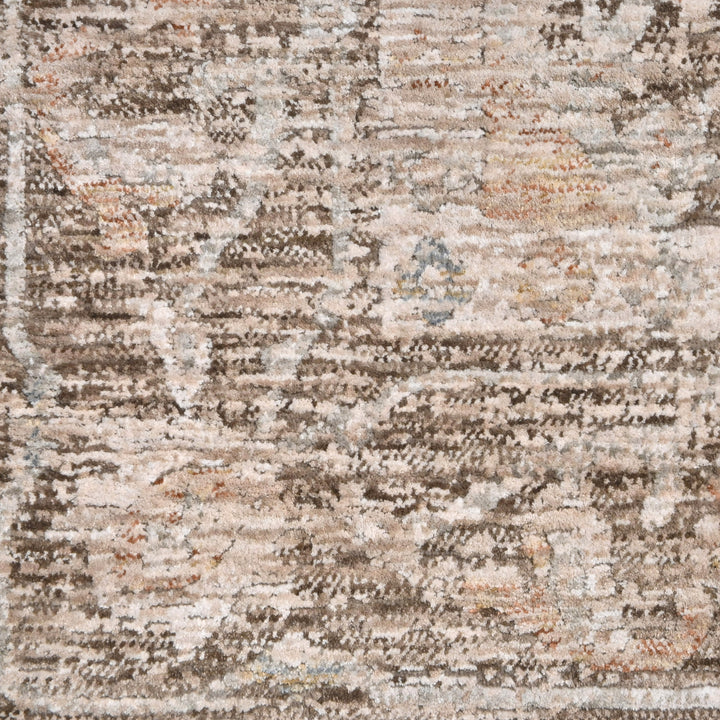 Light Beige Floral Turkish Rug 5x8 Ft