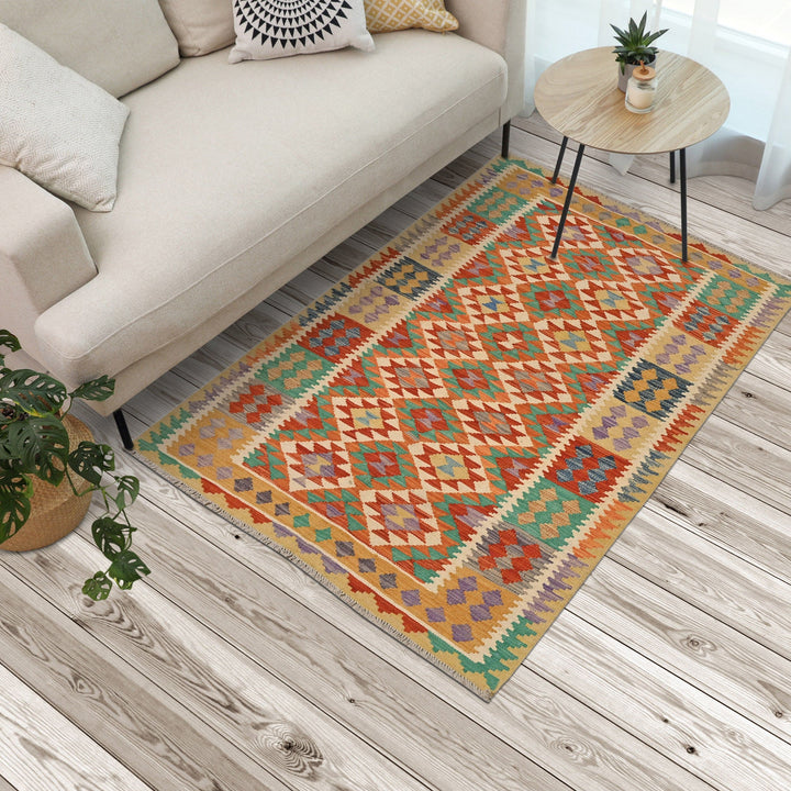 Afghani Kilim - 4x6 Ft