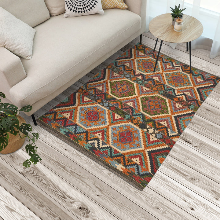 Afghani Kilim - 4x6 Ft