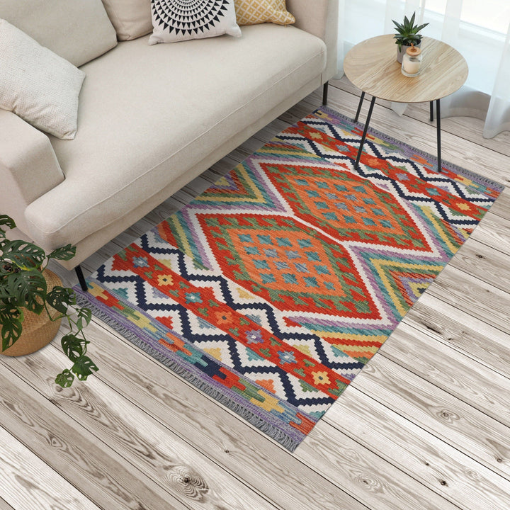 Afghani Kilim 2.5x4 FT