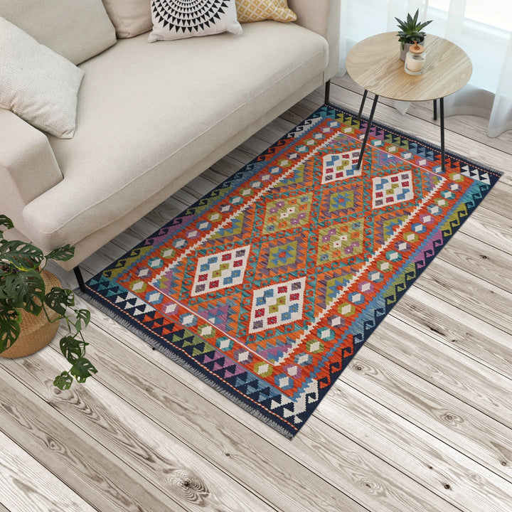 Afghani Kilim - 4x6 Ft