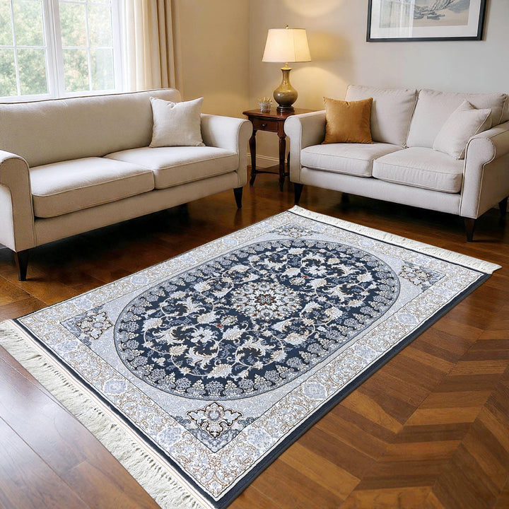 Navy Blue Super Persian Rug  3x5 ft