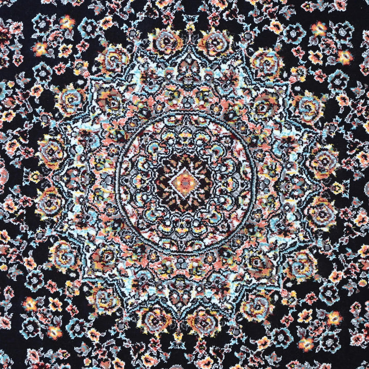 Charcoal Grey Super Persian Rug  3x5 ft