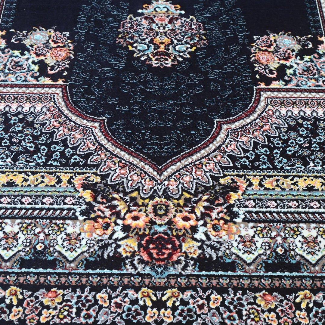 Charcoal Grey Super Persian Rug  3x5 ft