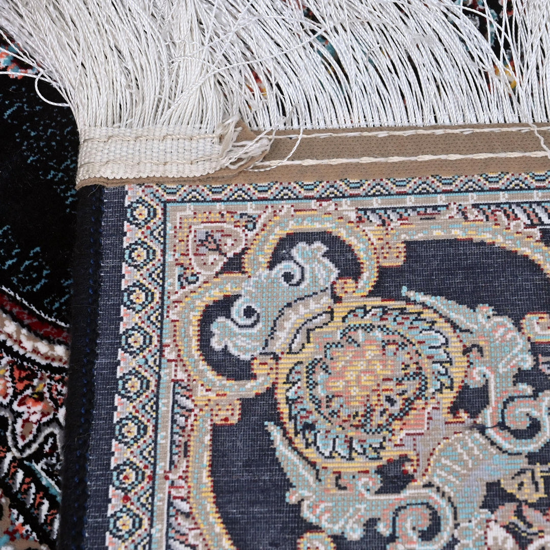 Charcoal Grey Super Persian Rug  3x5 ft