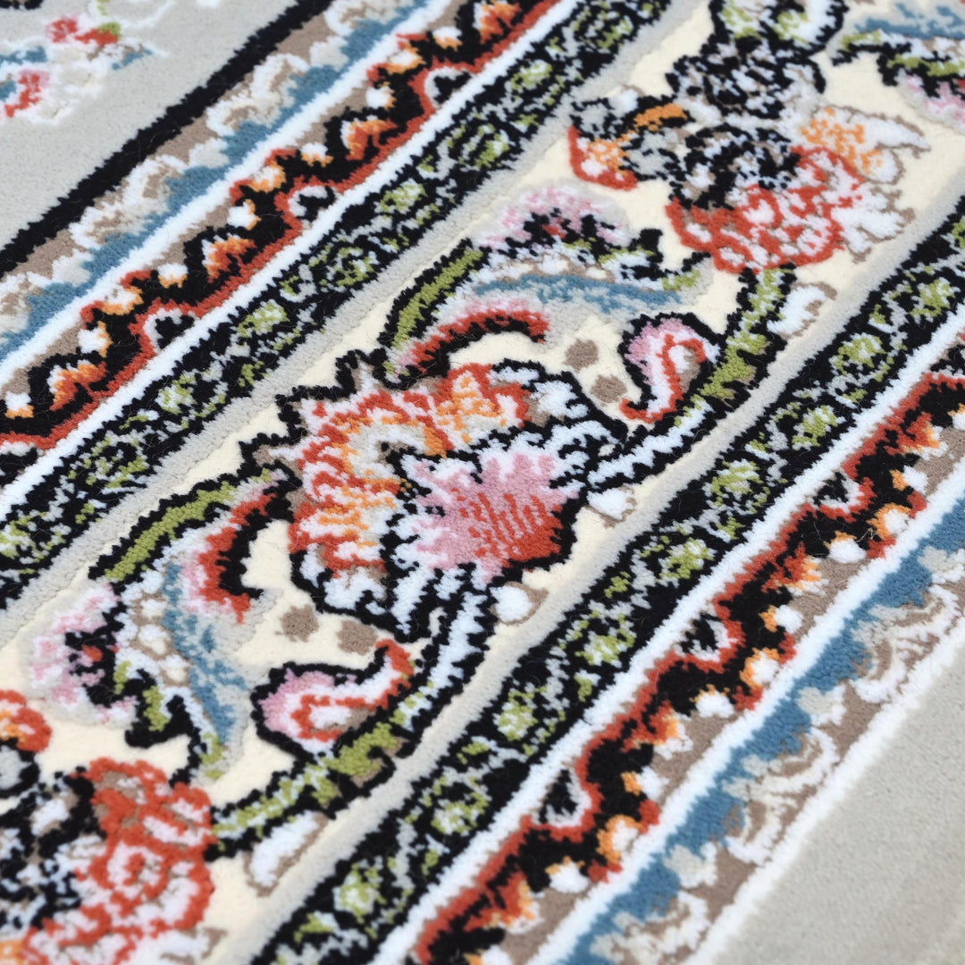 Pink Coral Floral Super Persian Rug  3x5 ft