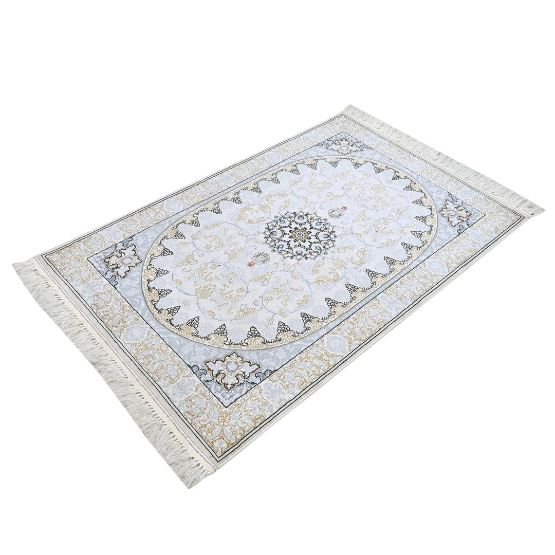 Gold & Grey Super Persian Rug  3x5 ft