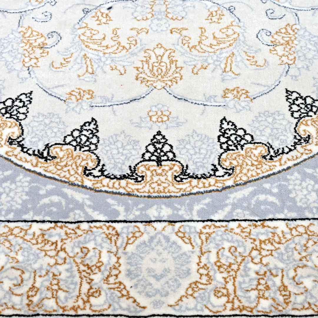 Gold & Grey Super Persian Rug  3x5 ft