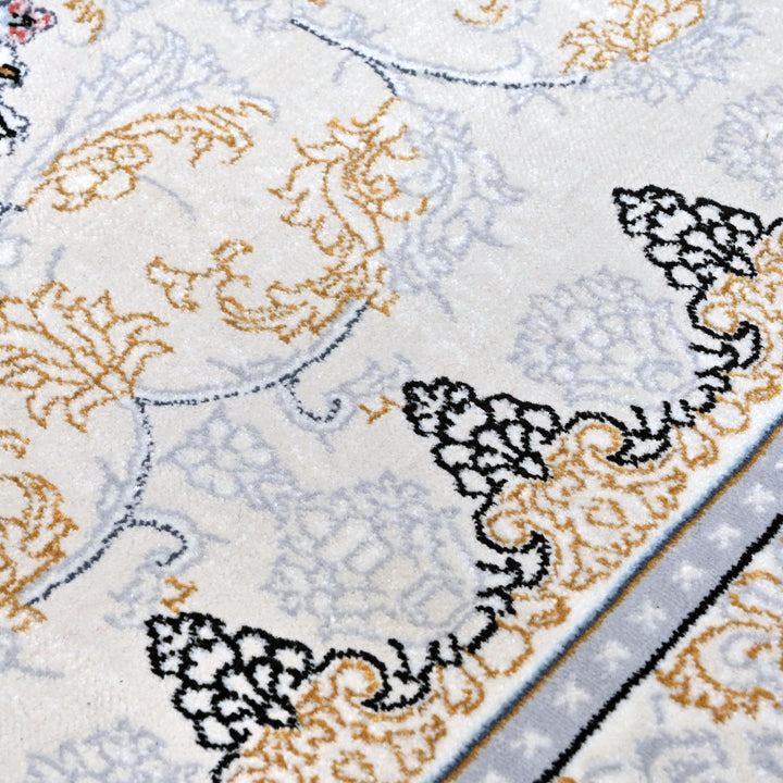 Gold & Grey Super Persian Rug  3x5 ft