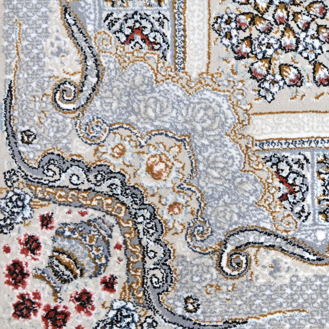 Beige & Grey Super Persian Rug  3x5 ft