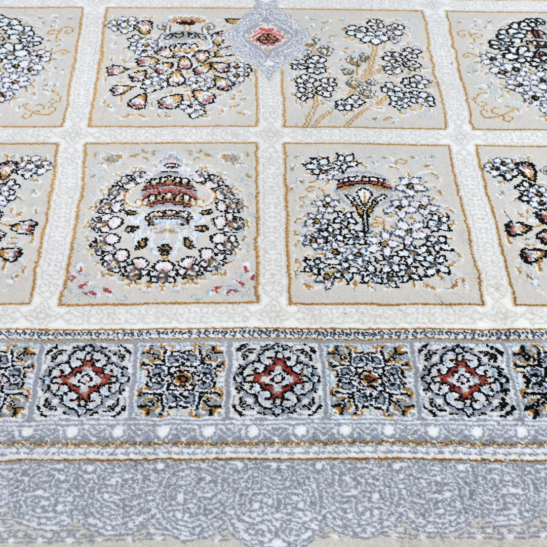 Beige & Grey Super Persian Rug  3x5 ft