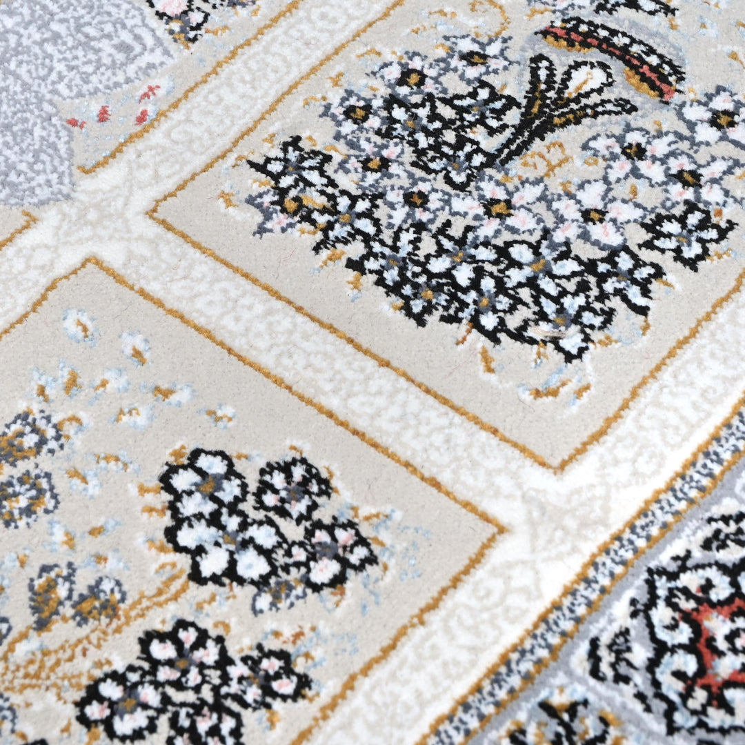 Beige & Grey Super Persian Rug  3x5 ft