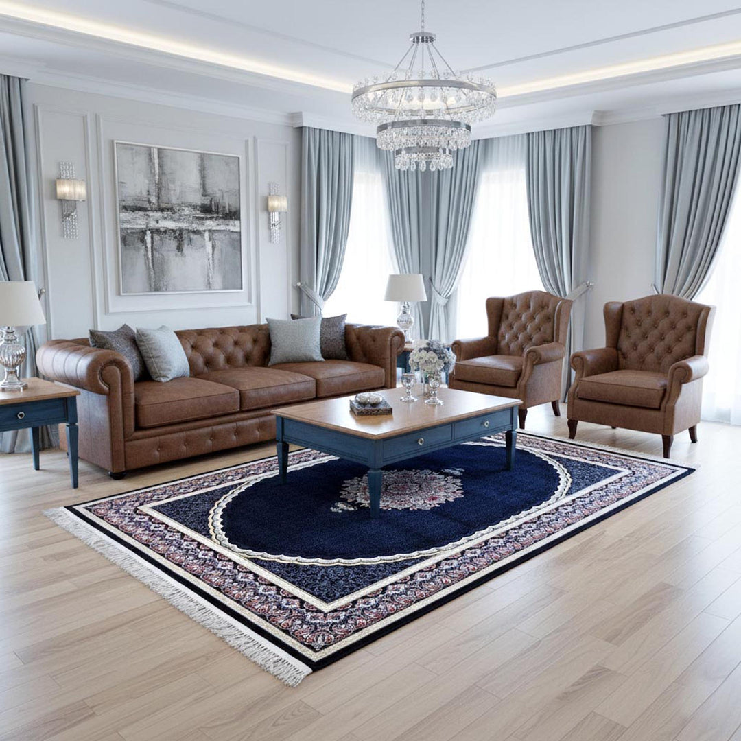 Navy Blue Super Persian 5x8 FT