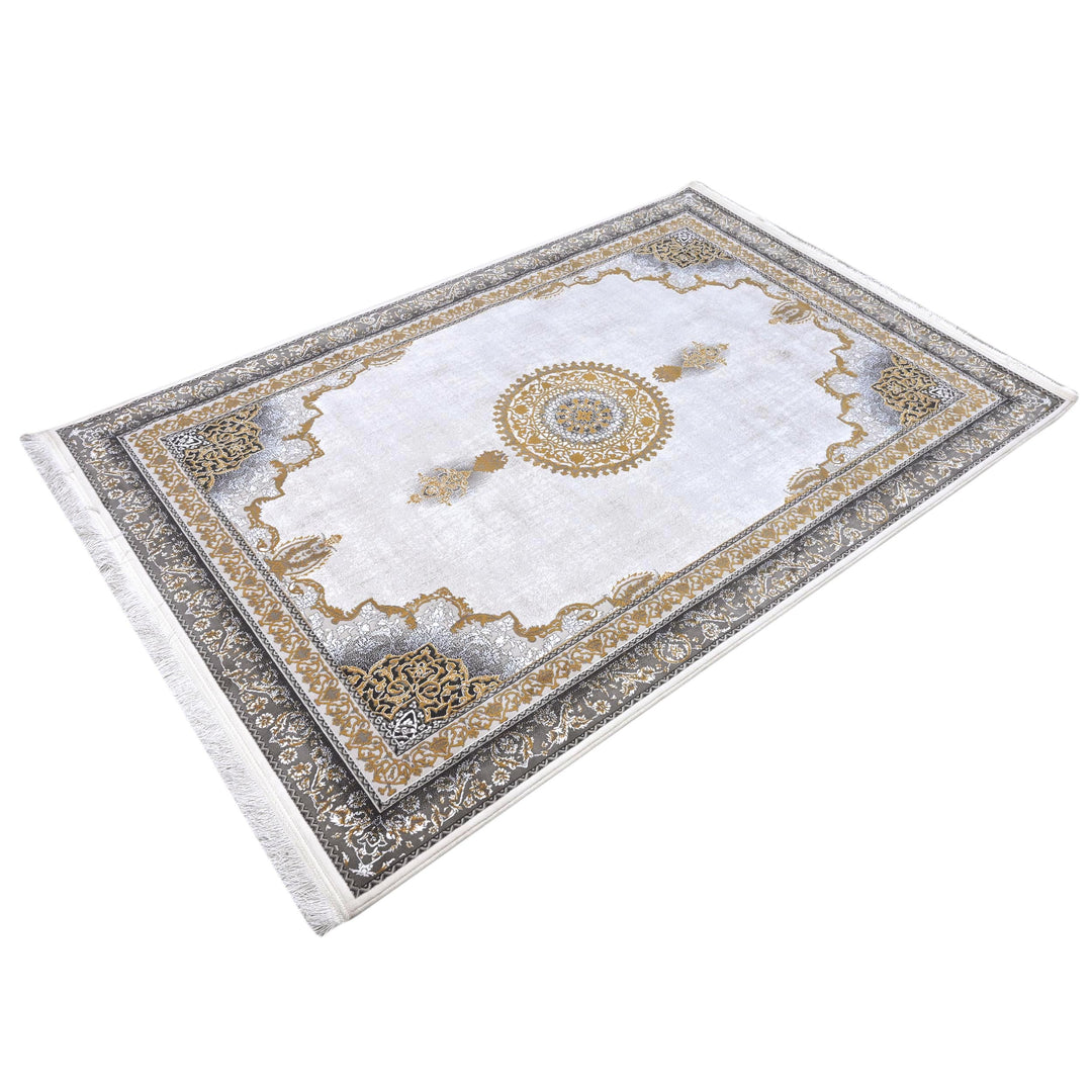 Gold & Off White Super Persian 5x8 FT