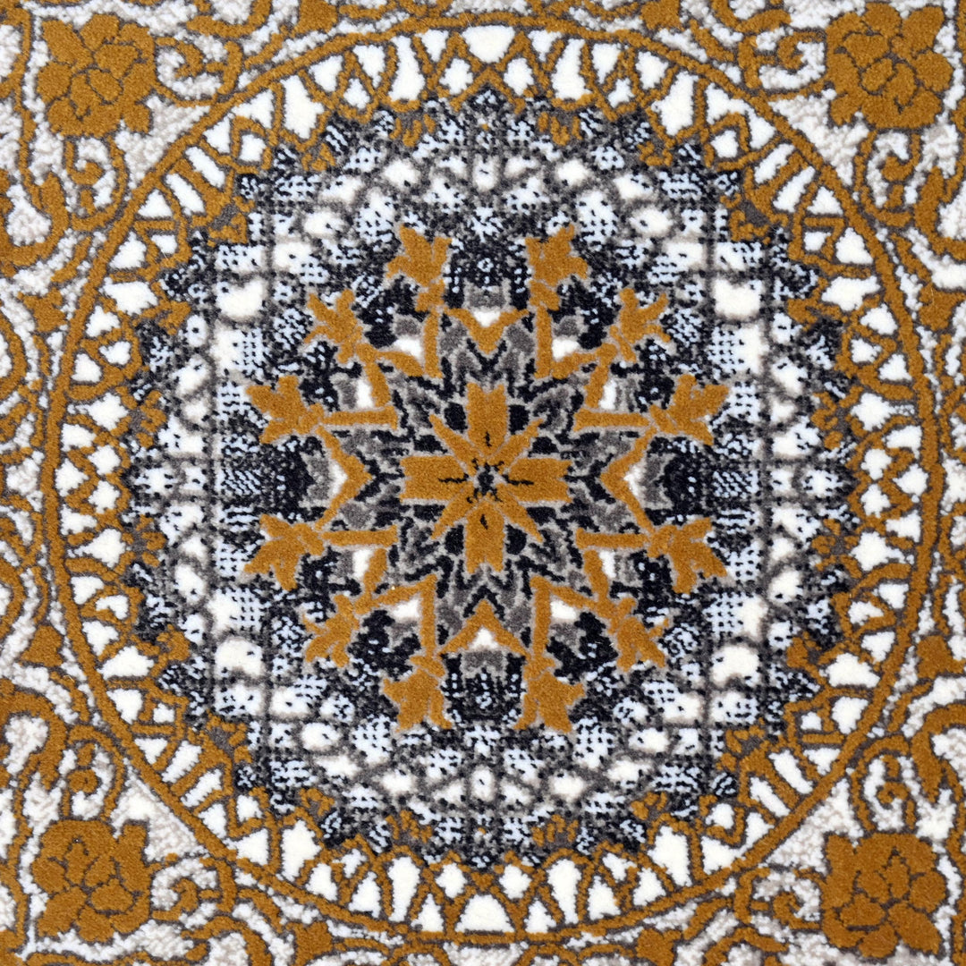 Gold & Off White Super Persian 5x8 FT