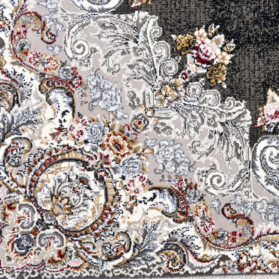 Charcoal Grey Super Persian 5x8 FT