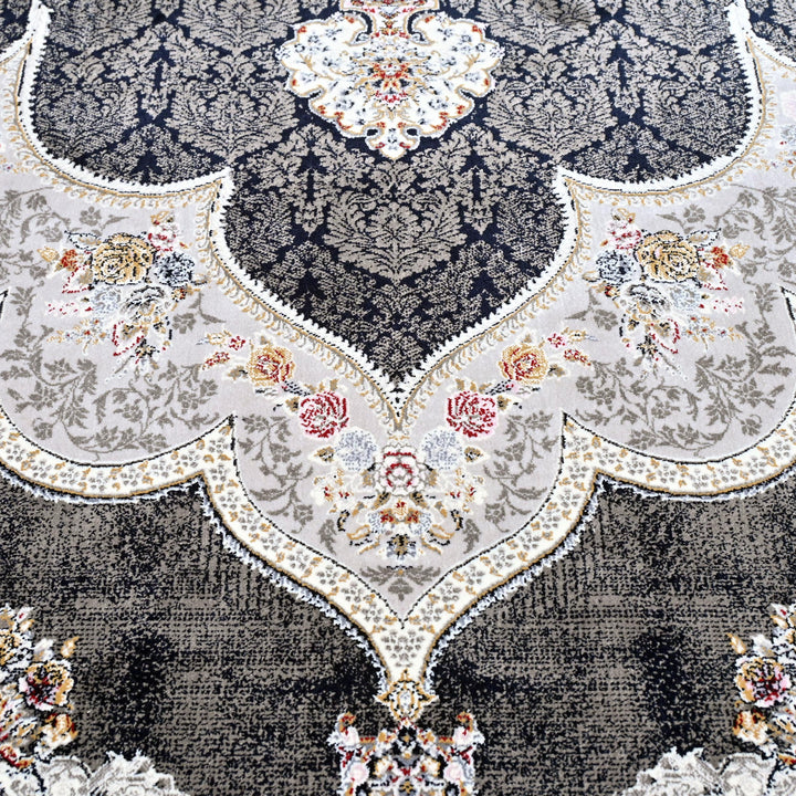 Charcoal Grey Super Persian 5x8 FT