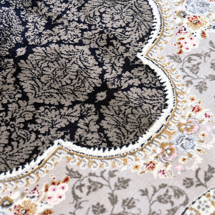 Charcoal Grey Super Persian 5x8 FT