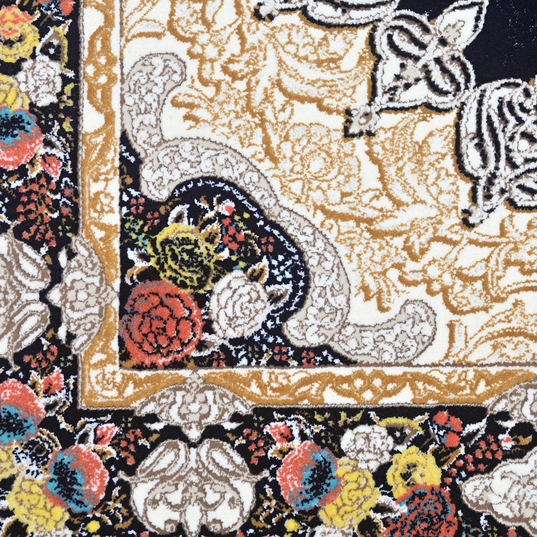 Blue & Beige Super Persian 4x6 FT