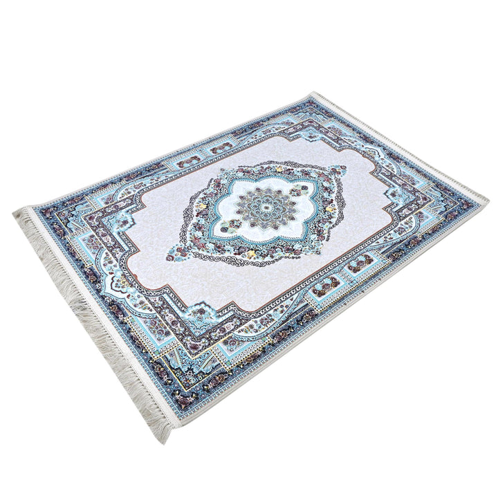 Beige & Ferozi Super Persian 4x6 FT