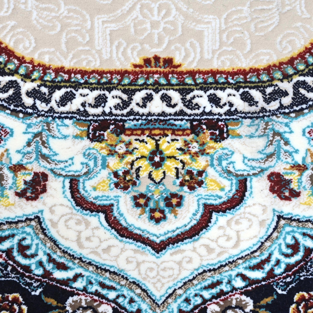 Beige & Ferozi Super Persian 4x6 FT