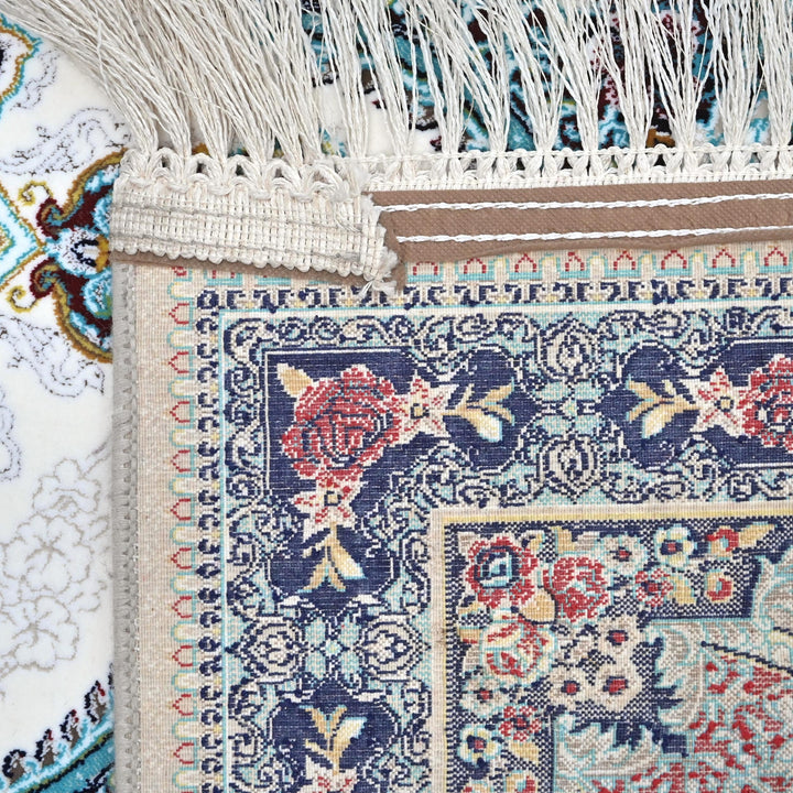 Beige & Ferozi Super Persian 4x6 FT