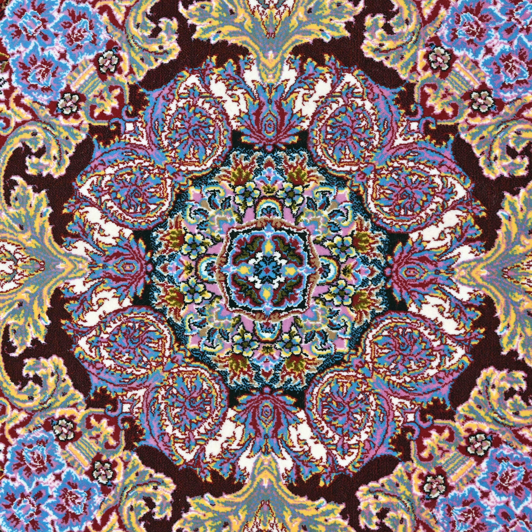 Maroon Turquoise Super Persian Rug 7x10 FT