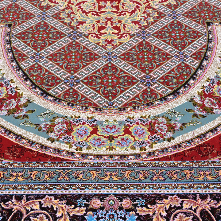 Maroon Turquoise Super Persian Rug 7x10 FT