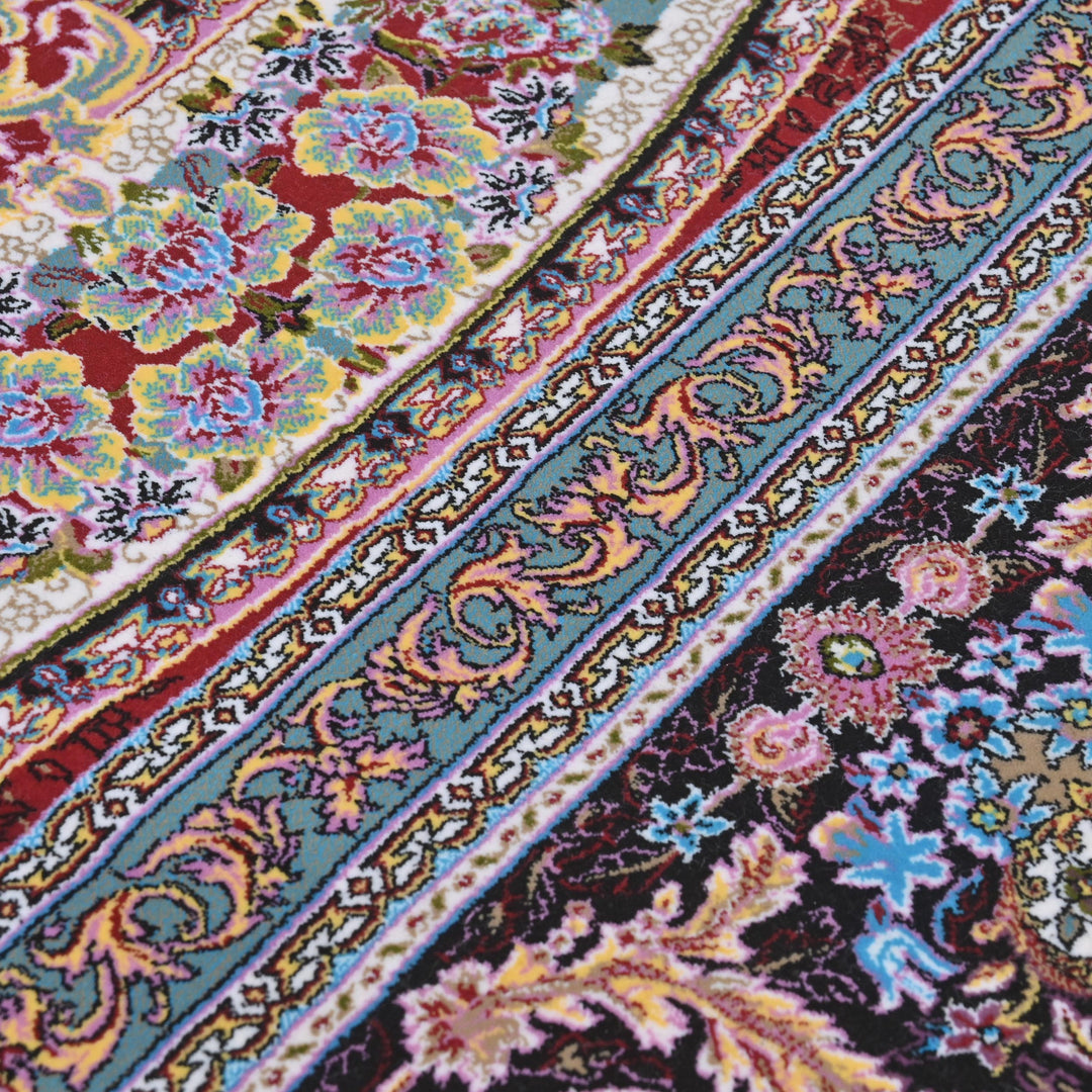 Maroon Turquoise Super Persian Rug 7x10 FT