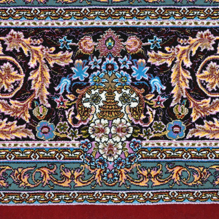 Maroon Turquoise Super Persian Rug 7x10 FT