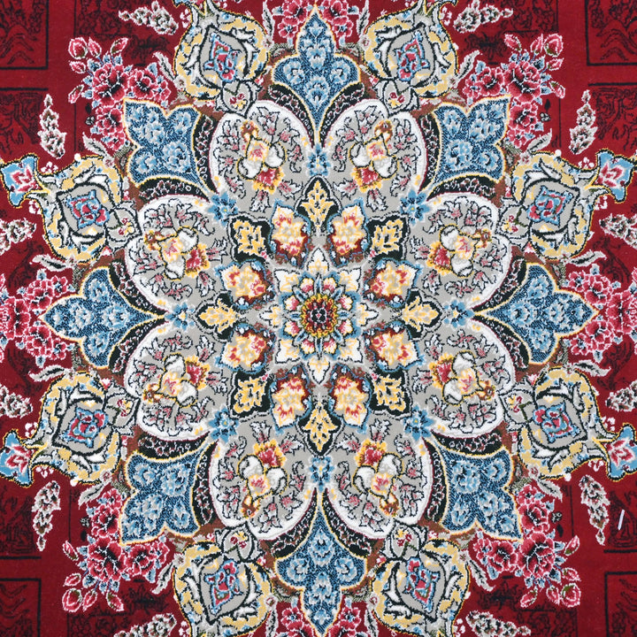 Maroon Turquoise Super Persian Rug 7x10 FT