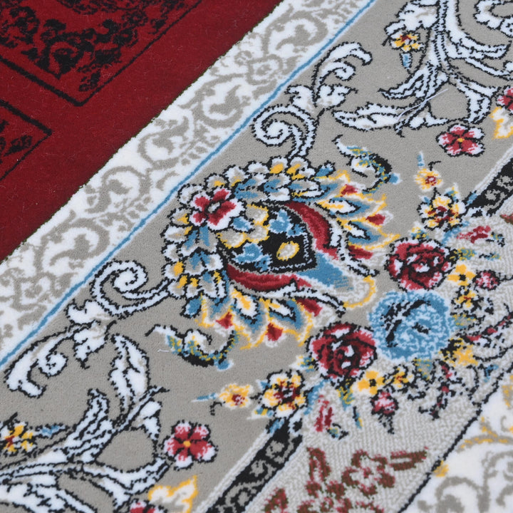 Maroon Turquoise Super Persian Rug 7x10 FT