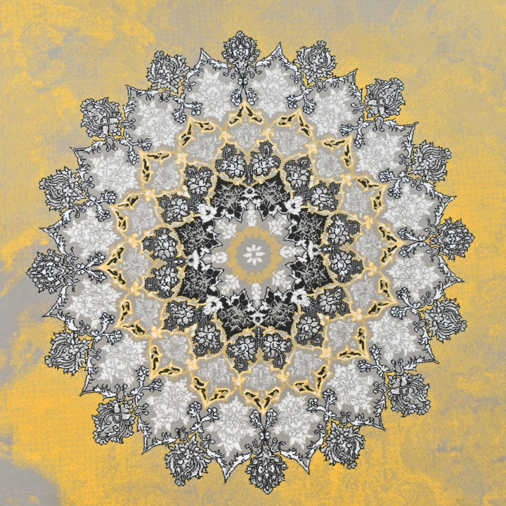 Yellow Super Persian Rug 7x10 FT