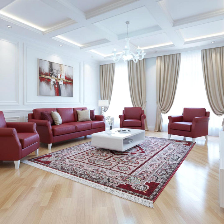 Deep Maroon Super Persian Rug 7x10 FT