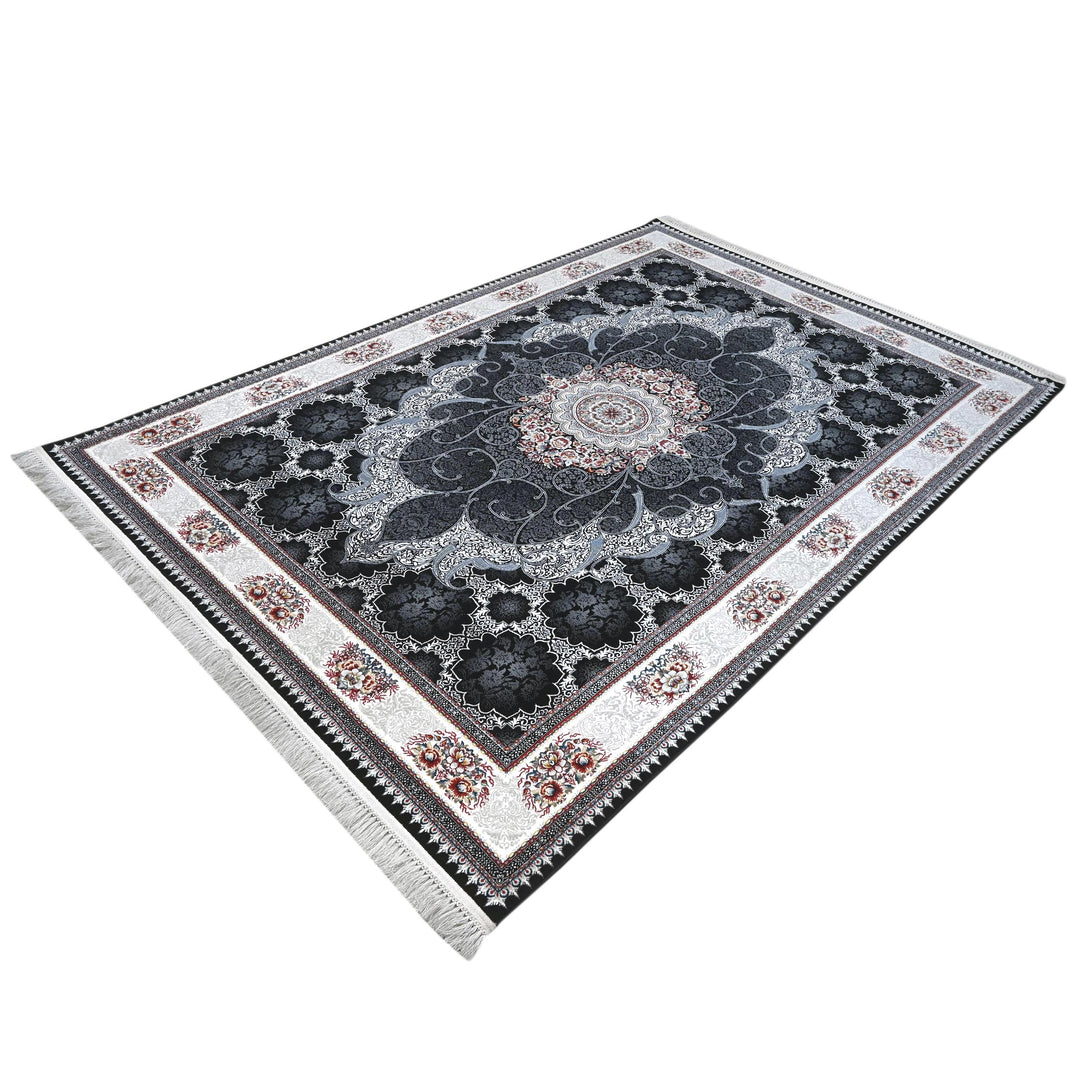 Charcoal Grey Super Persian Rug 7x10 FT