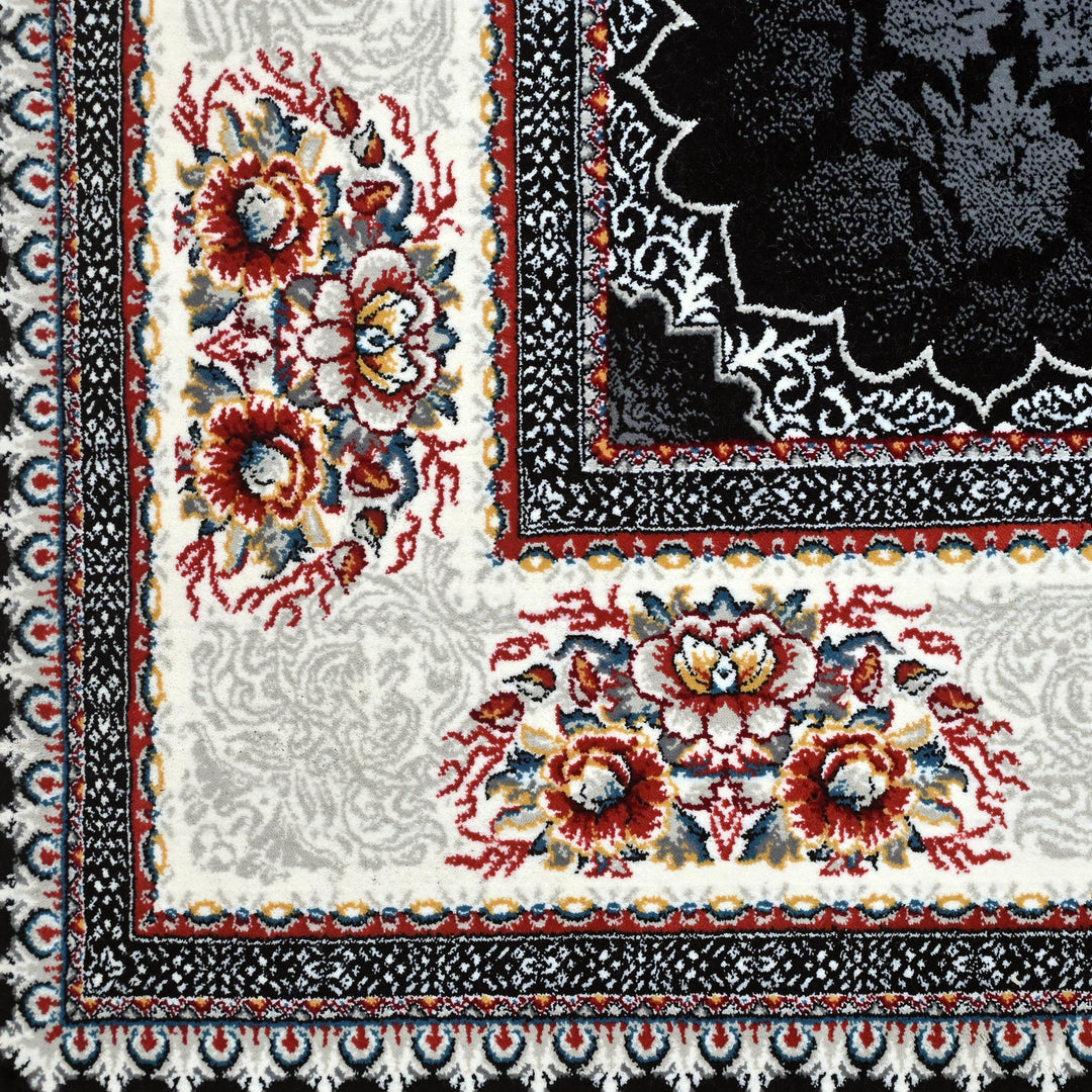 Charcoal Grey Super Persian Rug 7x10 FT