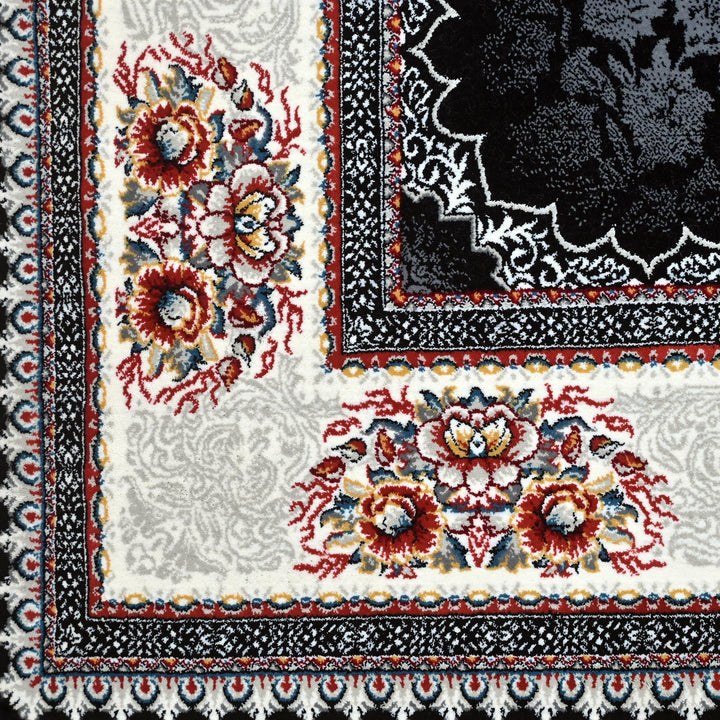 Charcoal Grey Super Persian Rug 7x10 FT