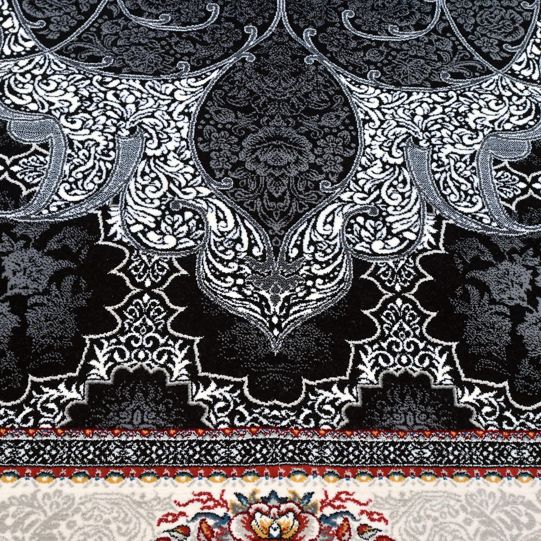 Charcoal Grey Super Persian Rug 7x10 FT