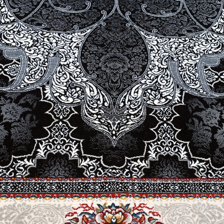 Charcoal Grey Super Persian Rug 7x10 FT