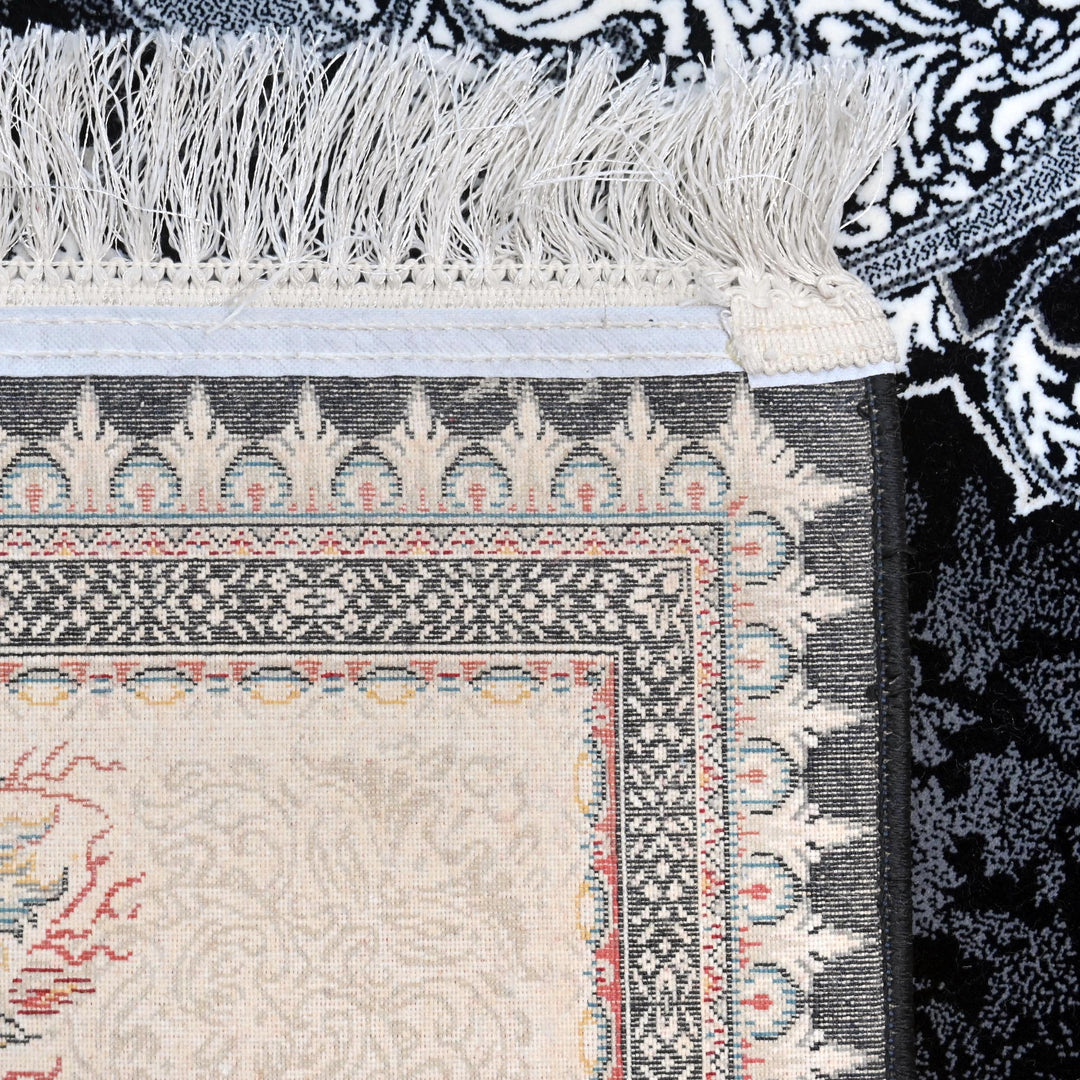 Charcoal Grey Super Persian Rug 7x10 FT